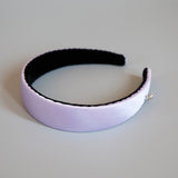 Purple Silky Satin Thin Headband