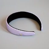 Purple Silky Satin Thin Headband