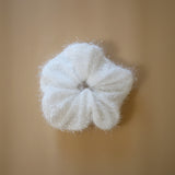 Pearl White Bijou Scrunchie