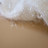 Pearl White Bijou Scrunchie
