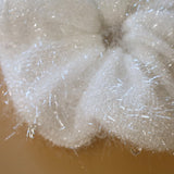 Pearl White Bijou Scrunchie