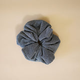 Silver Lame Scrunchie