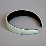 Lime Green Silky Satin Thin Headband