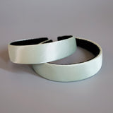 Lime Green Silky Satin Thin Headband