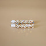 White Studs Hair Clip (2pcs)