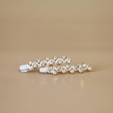 White Studs Hair Clip (2pcs)