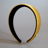 Yellow Gold Silky Satin Thin Headband