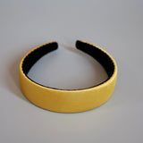 Yellow Gold Silky Satin Thin Headband