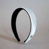 Sky Blue Silky Satin Thin Headband