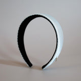 Sky Blue Silky Satin Thin Headband