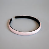 Sakura Pink Silky Satin Slim Headband