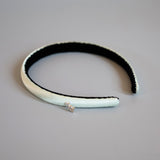 Lime Green Silky Satin Slim Headband