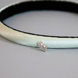 Lime Green Silky Satin Slim Headband