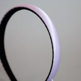 Purple Silky Satin Slim Headband
