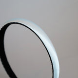 Sky Blue Silky Satin Slim Headband