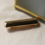 Gold Metal Square Barrette