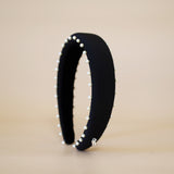 OG Headband Black Side Pearl