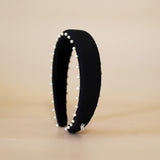 OG Headband Black Side Pearl