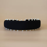 OG Headband Black Side Pearl