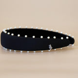 OG Headband Black Side Pearl