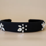 OG Headband Black Silver Studs