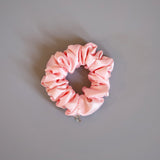 Sakura Pink Silky Satin MIni Scrunchie