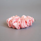 Sakura Pink Silky Satin MIni Scrunchie
