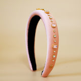 OG Headband Pink Studs