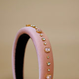 OG Headband Pink Studs
