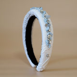 OG Headband White Stone Studs