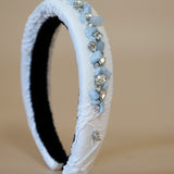 OG Headband White Stone Studs