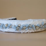 OG Headband White Stone Studs