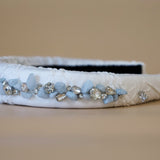 OG Headband White Stone Studs