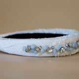 OG Headband White Stone Studs