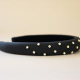 Slender Headband Black Lil Gold