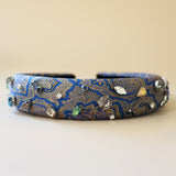 OG Headband Blue Paisley