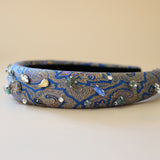 OG Headband Blue Paisley