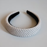 Thin Headband Grey Cotton