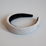 Thin Headband Grey Cotton