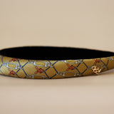 Slneder Headband Brown Gold No Studs