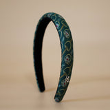 Slneder Headband Deep Green No Studs