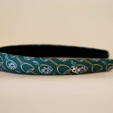 Slneder Headband Deep Green No Studs