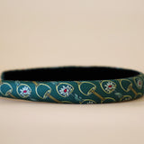 Slneder Headband Deep Green No Studs