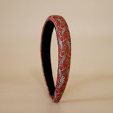 Slneder Headband Red Gold No Studs