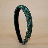 Slneder Headband Navy Green No Studs