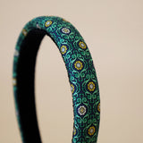 Slneder Headband Navy Green No Studs