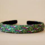 Slneder Headband Green Mix No Studs