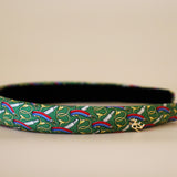 Slneder Headband Green Mix No Studs