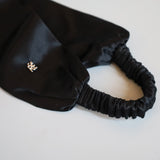 Black Silk Turban Headband