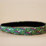 Slneder Headband Green Mix No Studs